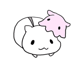 Negative hamster. sticker #9549741