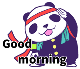 The leader of a panda!! (English ver) sticker #9549824