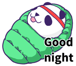 The leader of a panda!! (English ver) sticker #9549825