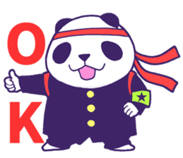 The leader of a panda!! (English ver) sticker #9549840