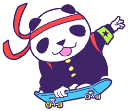 The leader of a panda!! (English ver) sticker #9549844