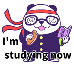 The leader of a panda!! (English ver) sticker #9549848