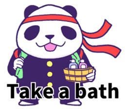 The leader of a panda!! (English ver) sticker #9549849