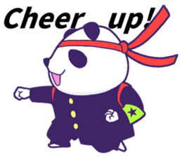 The leader of a panda!! (English ver) sticker #9549858