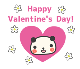 Flowers bloom Congratulations panda sticker #9549866