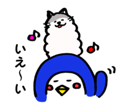 Penguin and the funny friends sticker #9549984