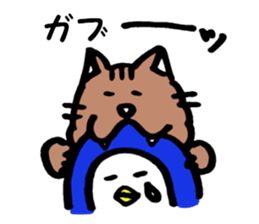 Penguin and the funny friends sticker #9549986