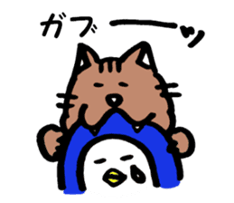 Penguin and the funny friends sticker #9549986