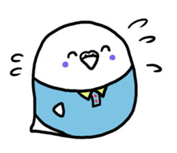 Parakeet father ghillie honorific 2 sticker #9550036