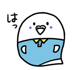 Parakeet father ghillie honorific 2 sticker #9550037