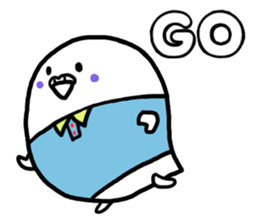 Parakeet father ghillie honorific 2 sticker #9550040