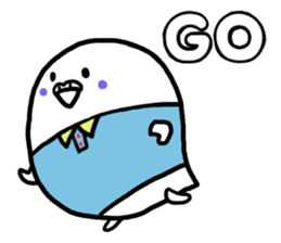 Parakeet father ghillie honorific 2 sticker #9550040