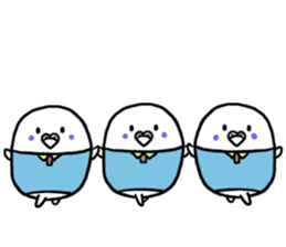 Parakeet father ghillie honorific 2 sticker #9550052