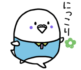 Parakeet father ghillie honorific 2 sticker #9550054