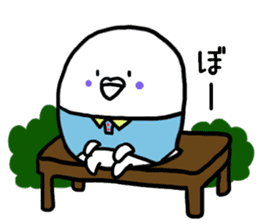 Parakeet father ghillie honorific 2 sticker #9550056