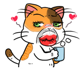 Glamour meow sticker #9550118