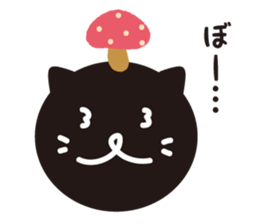 <white cat and black cat> sticker #9550394