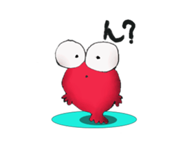 pop-eyed goldfish sticker #9550865