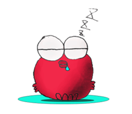 pop-eyed goldfish sticker #9550867