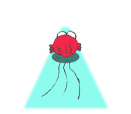 pop-eyed goldfish sticker #9550870