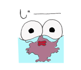 pop-eyed goldfish sticker #9550872