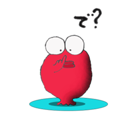 pop-eyed goldfish sticker #9550874