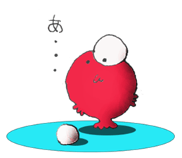 pop-eyed goldfish sticker #9550877