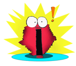 pop-eyed goldfish sticker #9550879