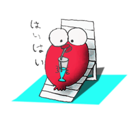 pop-eyed goldfish sticker #9550883