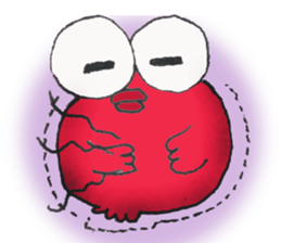 pop-eyed goldfish sticker #9550886