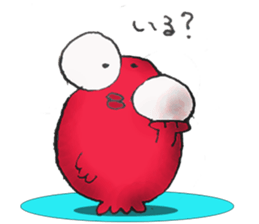 pop-eyed goldfish sticker #9550887