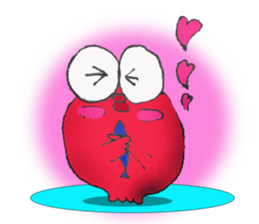 pop-eyed goldfish sticker #9550889