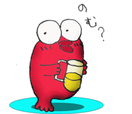 pop-eyed goldfish sticker #9550893