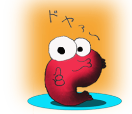 pop-eyed goldfish sticker #9550898