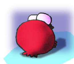 pop-eyed goldfish sticker #9550902