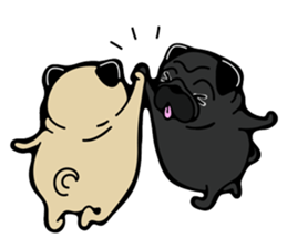 Pug is Lovely dog 2 sticker #9550905