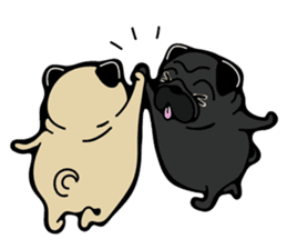 Pug is Lovely dog 2 sticker #9550905