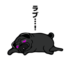 Pug is Lovely dog 2 sticker #9550909