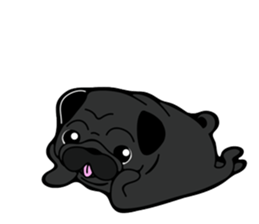 Pug is Lovely dog 2 sticker #9550911