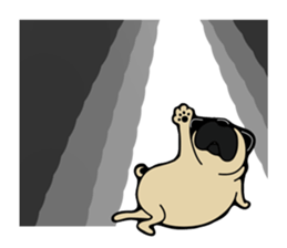 Pug is Lovely dog 2 sticker #9550914
