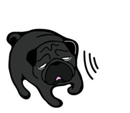 Pug is Lovely dog 2 sticker #9550918