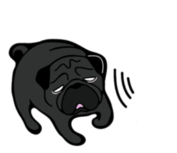 Pug is Lovely dog 2 sticker #9550918