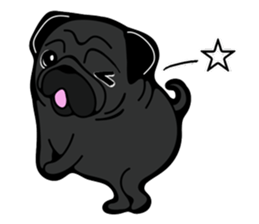 Pug is Lovely dog 2 sticker #9550928
