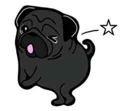 Pug is Lovely dog 2 sticker #9550928