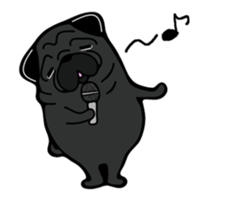 Pug is Lovely dog 2 sticker #9550939