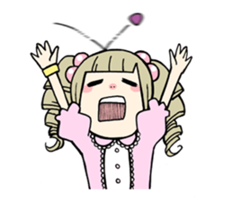 band gal sticker sticker #9551440