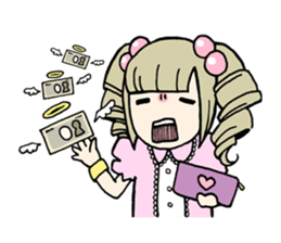 band gal sticker sticker #9551450