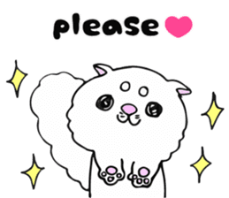 Japanese cat in winter sticker #9552526