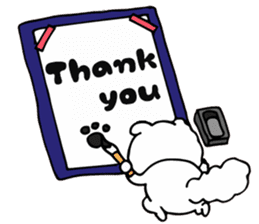 Japanese cat in winter sticker #9552527