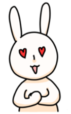 The rabbit which everybody loves sticker #9552866